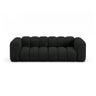 Lupine 3-Sitzer Sofa aus Boucle in Schwarz (Baloo 2082), 230x95 cm von Micadoni – Bild 1