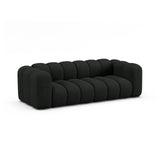 Lupine 3-Sitzer Sofa aus Boucle in Schwarz (Baloo 2082), 230x95 cm von Micadoni – Bild 3