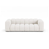 Lupine 3-Sitzer Sofa aus Boucle in Weiß (Baloo 2073), 230x95 cm von Micadoni – Bild 1