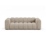 Lupine 3-Sitzer Sofa aus Chenille in Dunkelbeige (Eden 4 Beige), 230x95 cm von Micadoni – Bild 1