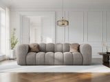 Lupine 3-Sitzer Sofa aus Chenille in Dunkelbeige (Eden 4 Beige), 230x95 cm von Micadoni – Bild 2