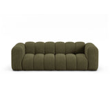 Lupine 3-Sitzer Sofa aus Chenille in Grün (Eden 12 Olive), 230x95 cm von Micadoni – Bild 1