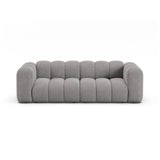 Lupine 3-Sitzer Sofa aus Chenille in Hellgrau (Eden 18 Grey), 230x95 cm von Micadoni – Bild 1