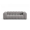 Lupine 3-Sitzer Sofa aus Chenille in Hellgrau (Eden 18 Grey), 230x95 cm von Micadoni – Bild 1