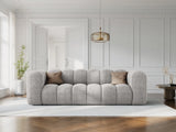 Lupine 3-Sitzer Sofa aus Chenille in Marineblau (Eden 16 Deep Blue), 230x95 cm von Micadoni – Bild 2