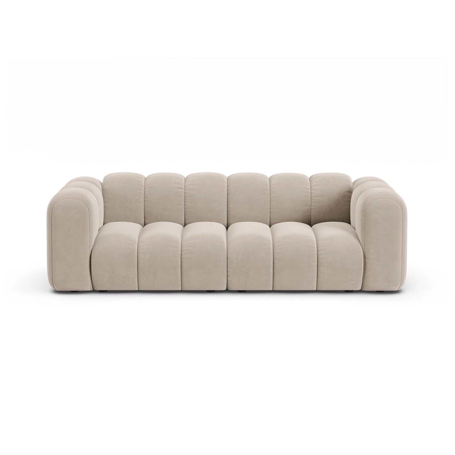 Lupine 3-Sitzer Sofa aus Samt, Chenille oder Boucle, 230x95 cm von Micadoni – Bild 1