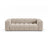 Lupine 3-Sitzer Sofa aus Samt, Chenille oder Boucle, 230x95 cm von Micadoni – Bild 1