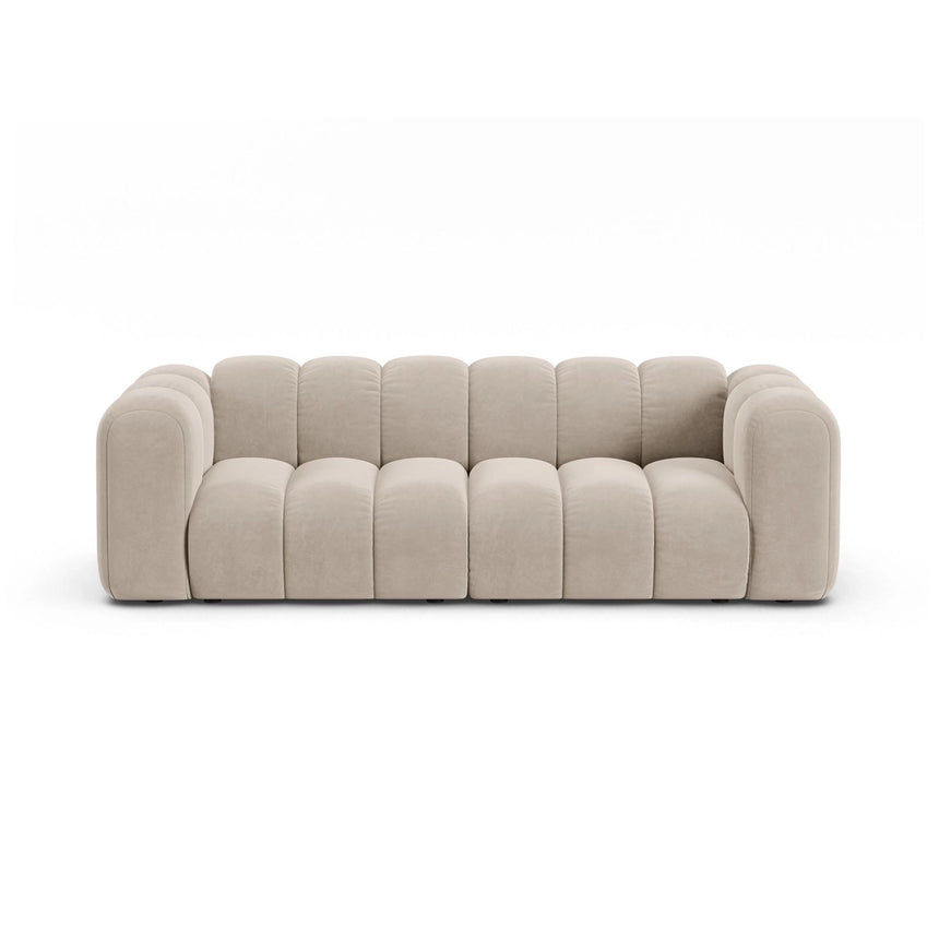Lupine 3-Sitzer Sofa aus Samt, Chenille oder Boucle, 230x95 cm von Micadoni – Bild 1