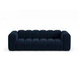 Lupine 3-Sitzer Sofa aus Samt in Königsblau (Salvador 5), 230x95 cm von Micadoni – Bild 1
