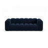 Lupine 3-Sitzer Sofa aus Samt in Königsblau (Salvador 5), 230x95 cm von Micadoni – Bild 1