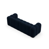 Lupine 3-Sitzer Sofa aus Samt in Königsblau (Salvador 5), 230x95 cm von Micadoni – Bild 4