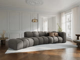 Lupine 5-Sitzer Sofa, Linke Seite, aus Chenille in Dunkelgrau (Eden 20 Graphite), 335x166 cm von Micadoni – Bild 2