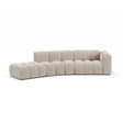 Lupine 5-Sitzer Sofa, Linke Seite, aus Samt, Chenille oder Boucle, 335x166 cm von Micadoni – Bild 1