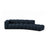 Lupine 5-Sitzer Sofa, Rechte Seite, aus Boucle in Dunkelblau (Baloo 2088), 335x166 cm von Micadoni – Bild 1