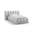 Lupine Bett mit Kopfteil und Stauraum aus Boucle in Hellgrau (Baloo 2085), 90x200 cm von Micadoni – Bild 1