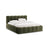 Lupine Bett mit Kopfteil und Stauraum aus Chenille in Grün (Perfect Harmony 39), 180x200 cm von Micadoni – Bild 1