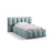 Lupine Bett mit Kopfteil und Stauraum aus Chenille in Hellblau (Perfect Harmony 72), 90x200 cm von Micadoni – Bild 1
