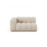 Lupine Modulares 2-Sitzer Sofa Sitzelement, Linke Seite, aus Boucle in Beige (Baloo 2074), 145x95 cm von Micadoni – Bild 1