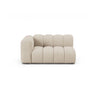 Lupine Modulares 2-Sitzer Sofa Sitzelement, Linke Seite, aus Boucle in Beige (Baloo 2074), 145x95 cm von Micadoni – Bild 1