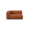 Lupine Modulares 2-Sitzer Sofa Sitzelement, Linke Seite, aus Chenille in Brick (Eden 10 Terra), 145x95 cm von Micadoni – Bild 1