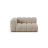 Lupine Modulares 2-Sitzer Sofa Sitzelement, Linke Seite, aus Chenille in Dunkelbeige (Eden 4 Beige), 145x95 cm von Micadoni – Bild 1