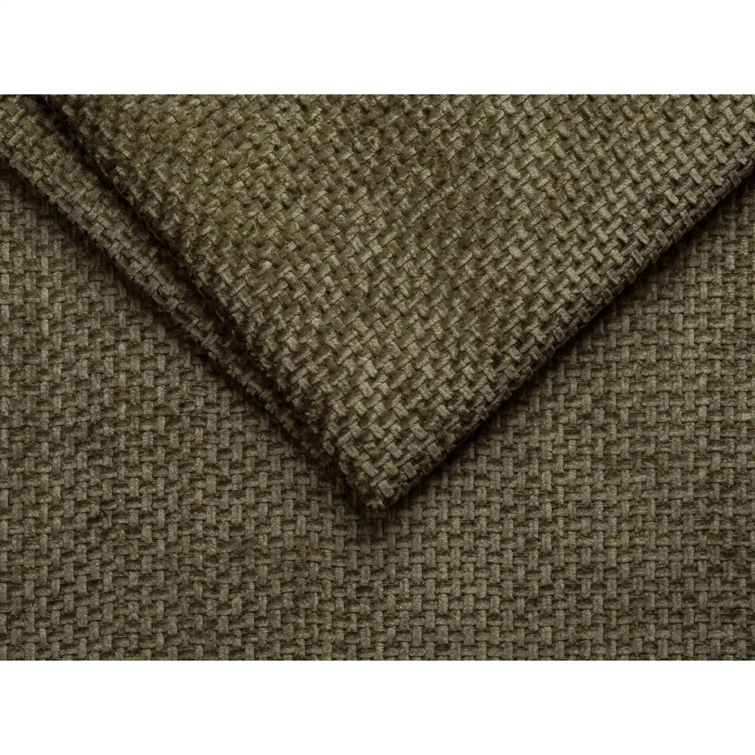 Lupine Modulares 2-Sitzer Sofa Sitzelement, Linke Seite, aus Chenille in Grün (Eden 12 Olive), 145x95 cm von Micadoni – Bild 5