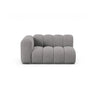 Lupine Modulares 2-Sitzer Sofa Sitzelement, Linke Seite, aus Chenille in Hellgrau (Eden 18 Grey), 145x95 cm von Micadoni – Bild 1