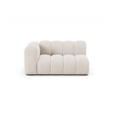 Lupine Modulares 2-Sitzer Sofa Sitzelement, Linke Seite, aus Chenille in Leichtes Beige (Eden 2 Pearl), 145x95 cm von Micadoni – Bild 1