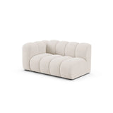 Lupine Modulares 2-Sitzer Sofa Sitzelement, Linke Seite, aus Chenille in Leichtes Beige (Eden 2 Pearl), 145x95 cm von Micadoni – Bild 3