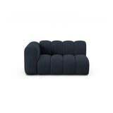 Lupine Modulares 2-Sitzer Sofa Sitzelement, Linke Seite, aus Chenille in Marineblau (Eden 16 Deep Blue), 145x95 cm von Micadoni – Bild 1