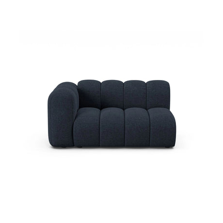 Lupine Modulares 2-Sitzer Sofa Sitzelement, Linke Seite, aus Chenille in Marineblau (Eden 16 Deep Blue), 145x95 cm von Micadoni – Bild 1