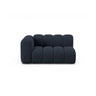 Lupine Modulares 2-Sitzer Sofa Sitzelement, Linke Seite, aus Chenille in Marineblau (Eden 16 Deep Blue), 145x95 cm von Micadoni – Bild 1