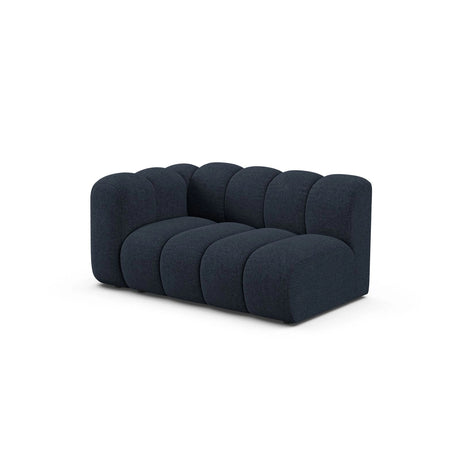Lupine Modulares 2-Sitzer Sofa Sitzelement, Linke Seite, aus Chenille in Marineblau (Eden 16 Deep Blue), 145x95 cm von Micadoni – Bild 3