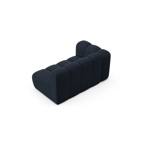 Lupine Modulares 2-Sitzer Sofa Sitzelement, Linke Seite, aus Chenille in Marineblau (Eden 16 Deep Blue), 145x95 cm von Micadoni – Bild 4