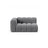 Lupine Modulares 2-Sitzer Sofa Sitzelement, Linke Seite, aus Samt in Grau (Salvador 17), 145x95 cm von Micadoni – Bild 1