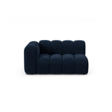 Lupine Modulares 2-Sitzer Sofa Sitzelement, Linke Seite, aus Samt in Königsblau (Salvador 5), 145x95 cm von Micadoni – Bild 1