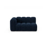 Lupine Modulares 2-Sitzer Sofa Sitzelement, Linke Seite, aus Samt in Königsblau (Salvador 5), 145x95 cm von Micadoni – Bild 1