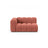 Lupine Modulares 2-Sitzer Sofa Sitzelement, Linke Seite, aus Samt in Koralle (Salvador 12), 145x95 cm von Micadoni – Bild 1
