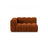 Lupine Modulares 2-Sitzer Sofa Sitzelement, Linke Seite, aus Samt in Terrakotta (Salvador 14), 145x95 cm von Micadoni – Bild 1