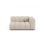 Lupine Modulares 2-Sitzer Sofa Sitzelement, Rechte Seite, aus Boucle in Beige (Baloo 2074), 145x95 cm von Micadoni – Bild 1