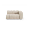 Lupine Modulares 2-Sitzer Sofa Sitzelement, Rechte Seite, aus Boucle in Beige (Baloo 2074), 145x95 cm von Micadoni – Bild 1