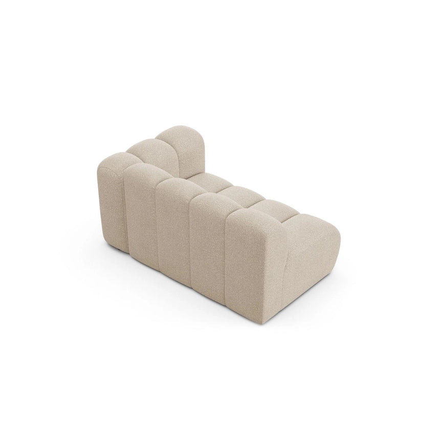 Lupine Modulares 2-Sitzer Sofa Sitzelement, Rechte Seite, aus Boucle in Beige (Baloo 2074), 145x95 cm von Micadoni – Bild 4