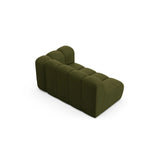 Lupine Modulares 2-Sitzer Sofa Sitzelement, Rechte Seite, aus Boucle in Dunkles olivgrün (Baloo 2090), 145x95 cm von Micadoni – Bild 4
