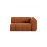 Lupine Modulares 2-Sitzer Sofa Sitzelement, Rechte Seite, aus Chenille in Brick (Eden 10 Terra), 145x95 cm von Micadoni – Bild 1