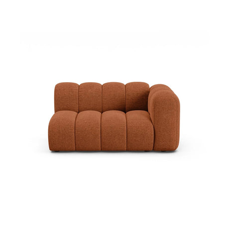 Lupine Modulares 2-Sitzer Sofa Sitzelement, Rechte Seite, aus Chenille in Brick (Eden 10 Terra), 145x95 cm von Micadoni – Bild 1