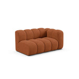 Lupine Modulares 2-Sitzer Sofa Sitzelement, Rechte Seite, aus Chenille in Brick (Eden 10 Terra), 145x95 cm von Micadoni – Bild 3