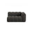 Lupine Modulares 2-Sitzer Sofa Sitzelement, Rechte Seite, aus Chenille in Dunkelgrau (Eden 20 Graphite), 145x95 cm von Micadoni – Bild 1