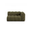 Lupine Modulares 2-Sitzer Sofa Sitzelement, Rechte Seite, aus Chenille in Grün (Eden 12 Olive), 145x95 cm von Micadoni – Bild 1