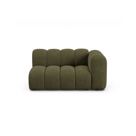 Lupine Modulares 2-Sitzer Sofa Sitzelement, Rechte Seite, aus Chenille in Grün (Eden 12 Olive), 145x95 cm von Micadoni – Bild 1