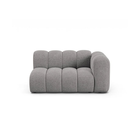Lupine Modulares 2-Sitzer Sofa Sitzelement, Rechte Seite, aus Chenille in Hellgrau (Eden 18 Grey), 145x95 cm von Micadoni – Bild 1